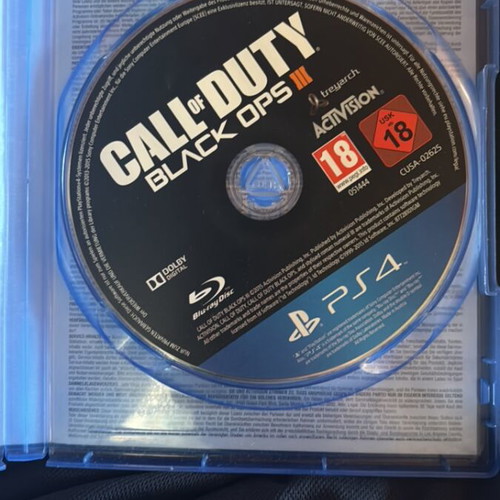 Call of Duty Black Ops 3 PS4 game