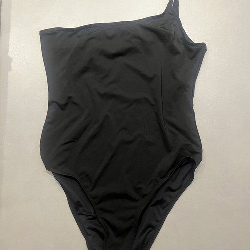 ASOS Black One-Shoulder Swimsuit like new, size M