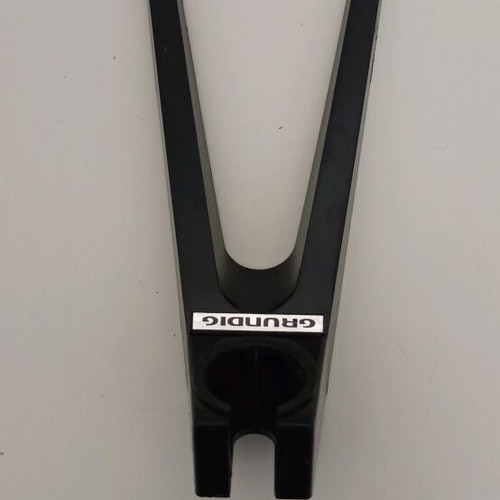 Grundig Vintage microphone base stand used black plastic authentic