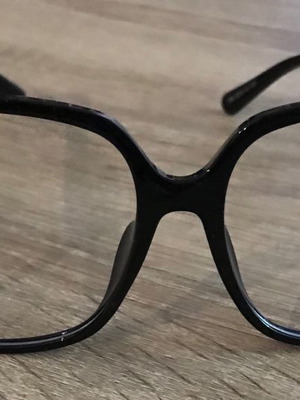Glasses new, black with anti-blue protection