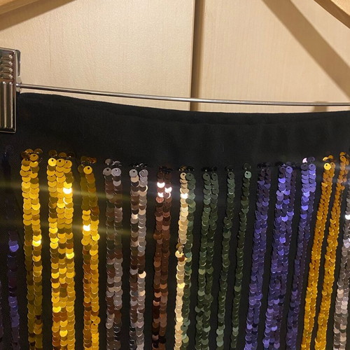 Celestino skirt with sequins, new, multicolor, one size