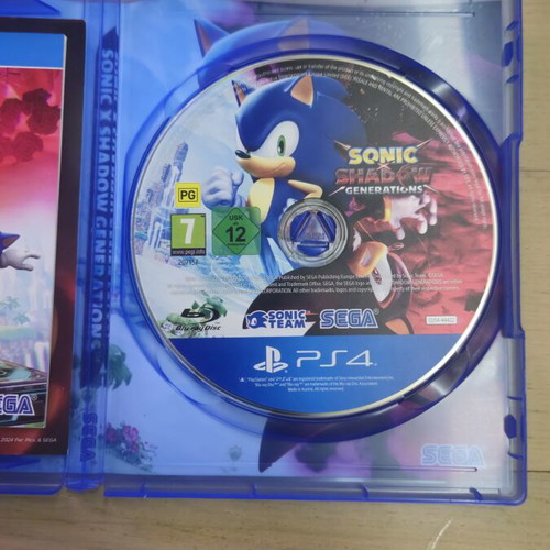 Sonic Shadow Generations PS4 game