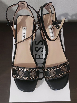 Guess Black Platform Sandals New Size 37
