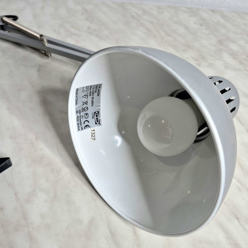 IKEA TERTIAL desk lamp like new, adjustable arm, silver