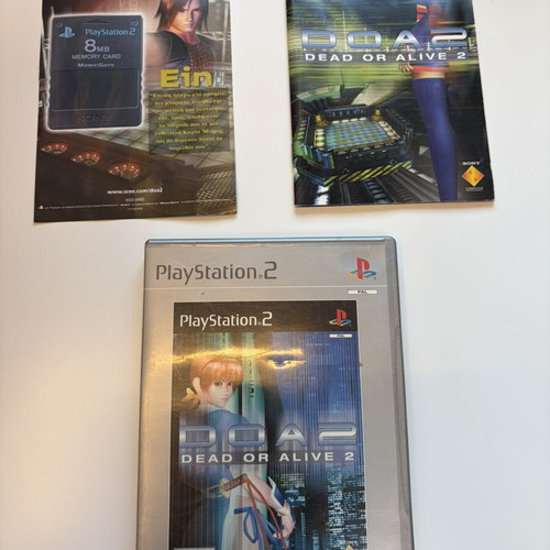 Dead or Alive 2 PlayStation 2 PS2 case with manual
