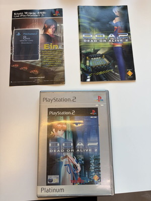 Dead or Alive 2 PlayStation 2 PS2 case with manual