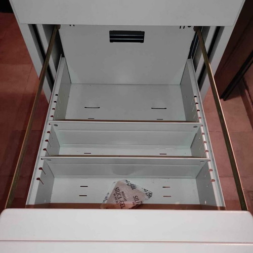 Technomax Technofire fireproof drawer cabinet with 4 drawers and key like new
