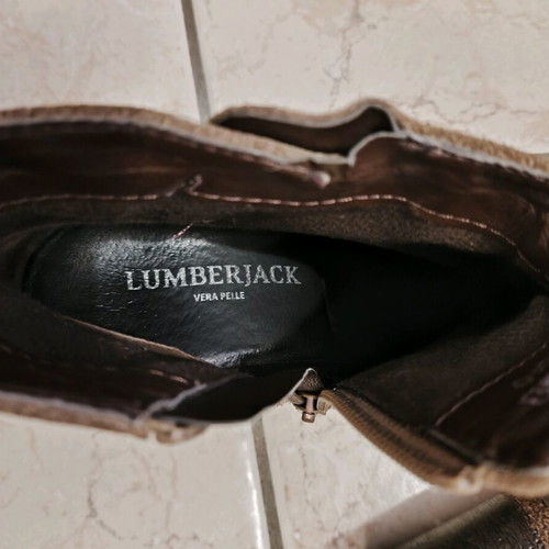 Lumberjack women's boots used, brown cigar, size 37, suede