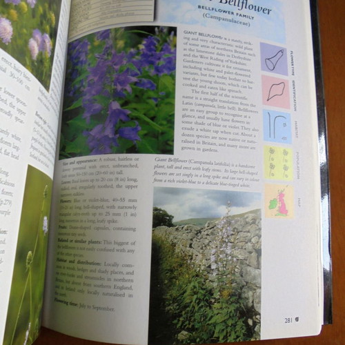 The Encyclopedia of Wild Flowers used, illustrated color guide