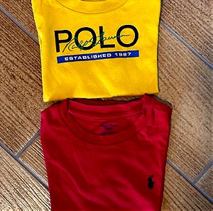 Σετ 2 κοντομάνικα μπλουζάκια POLO Ralph Lauren 2 ετών (24 μηνών)