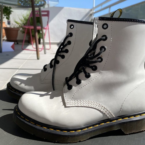 Dr.Martens boots used, white, size 38