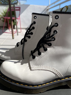 Dr.Martens boots used, white, size 38