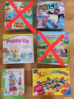 Educational games for ages 3-6 like new, pack of 5