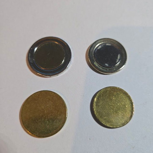 Euro blank planchets new with Greek edge lettering 2€