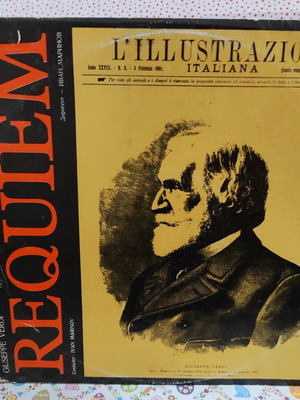 Bulgarian National Choir 'Svetoslav Obretenov' Requiem Giuseppe Verdi vinyl record used, classical