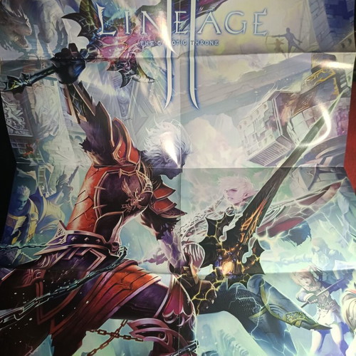 Αφίσα Lineage II The Chaotic Throne και ΑΕΚ Rivaldo σαν καινούργιο