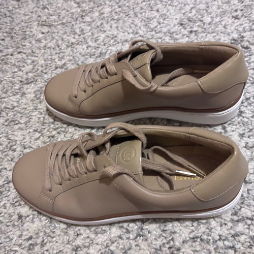 Michael Kors sneakers leather, lightly worn, nude shade