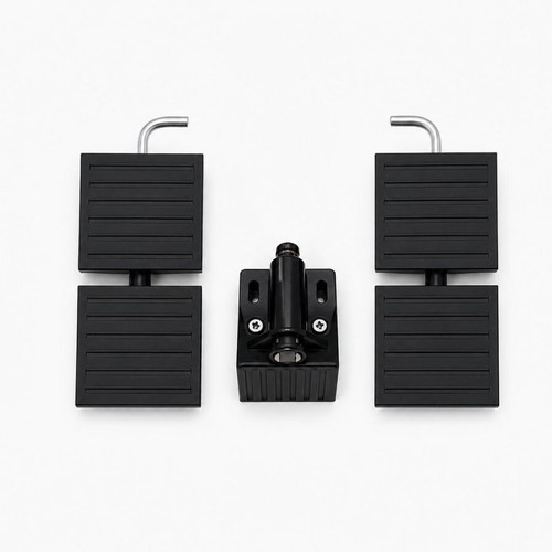 Hidden Tile Access Door System with Hinges and Push-Open Mechanism new