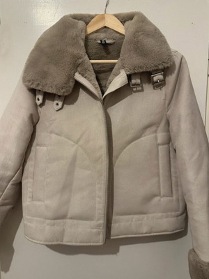 H&M suede jacket beige like new