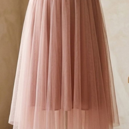 Princess skirt long pink, size L, like new