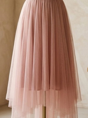Princess skirt long pink, size L, like new