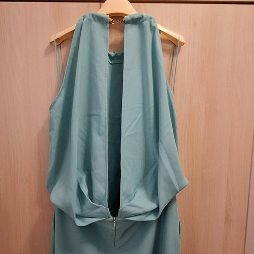Mischalis Atelier one-piece jumpsuit like new, mint with gold belt, XXXL