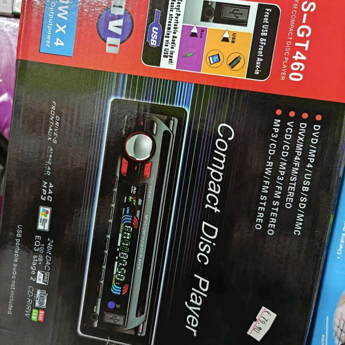 Car Audio Source with DVD and RCA Outputs Bluetooth new