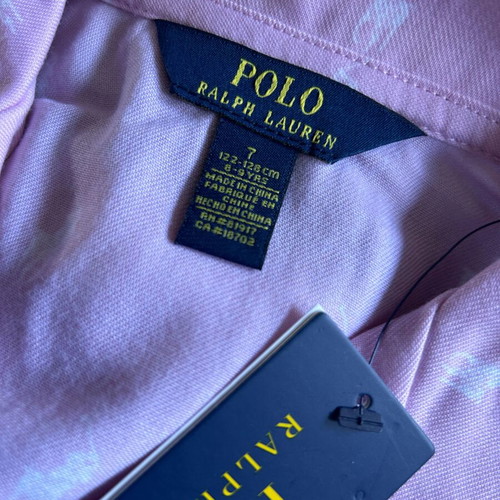 Ralph Lauren sleepwear set, pink, size 7Y