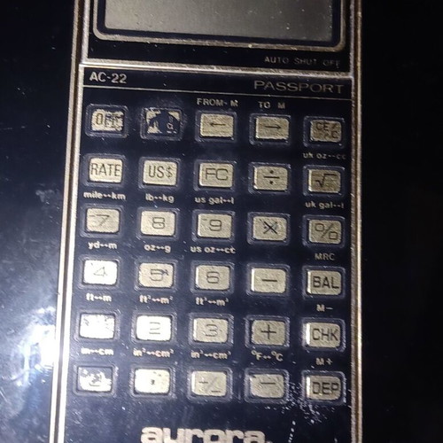 Vintage calculator used
