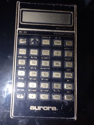 Vintage calculator used