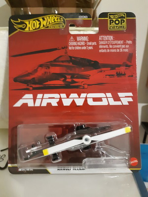 Airwolf helicopter Hot Wheels new, Pop Culture series