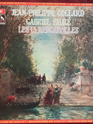 Jean-Philippe Collard Gabriel Fauré Les 13 Barcarolles δίσκος βινυλίου