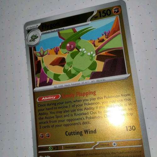 Flygon Pokemon card like new