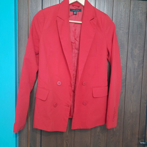 Amisu blazer S like new, red