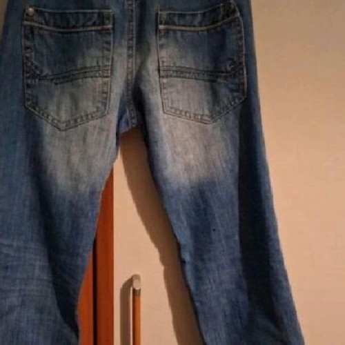 Blue jeans Mayoral 6Y like new, straight fit with adjustable waistband