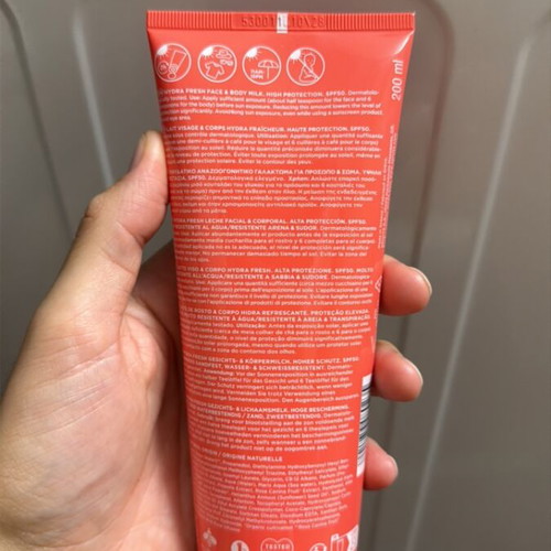 Apivita Bee Sun Safe Hydra Fresh Face and Body Milk SPF 50 new 200ml