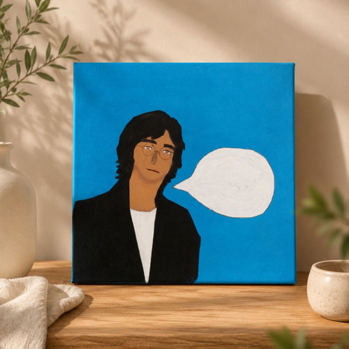 John Lennon Tribute Original Acrylic Painting