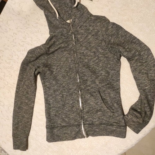 Gray cardigan