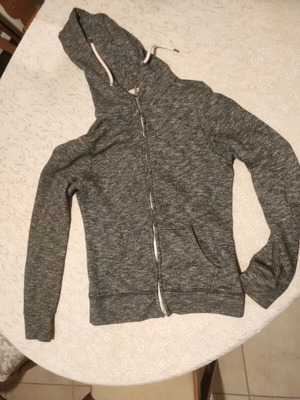 Gray cardigan
