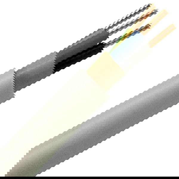 NORBERT KORDES – Καλώδιο Ρεύματος με Διατομή NYM-J 3x2,5mm²RE σε Λευκό Χρώμα 100 μέτρα