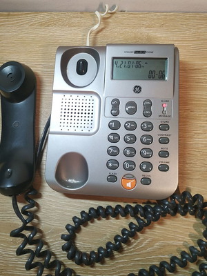 Thomson wired phone used, silver, fully functional