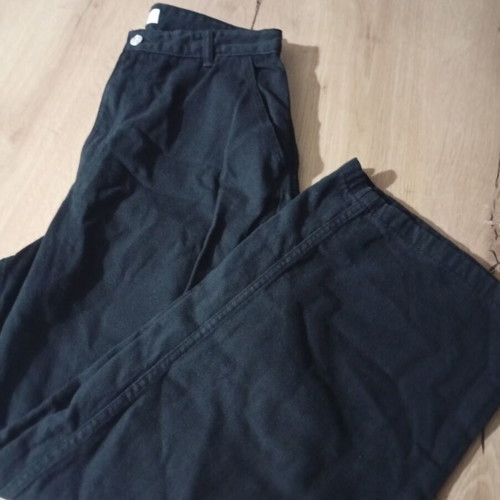 Bershka Denim Women's Pants Black Size L Like New