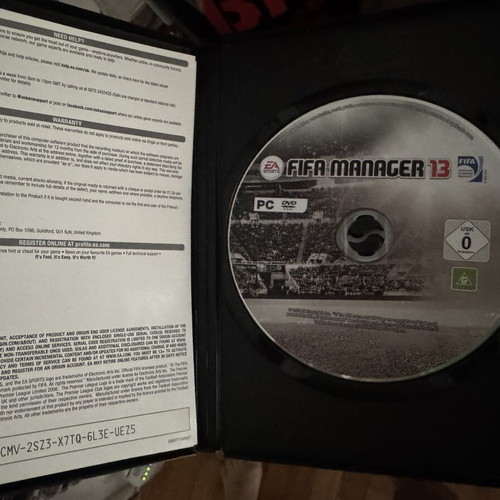 FIFA Manager 13 PC game like new