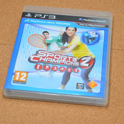 PSMOVE Sports Champions 2 PS3 used, requires PSMOVE