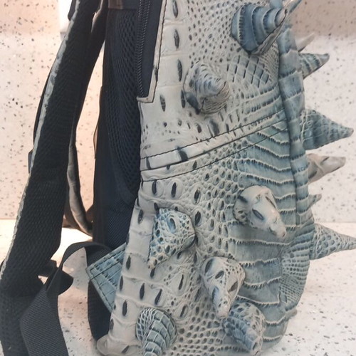 MadPax Backpack Dragon Design Like New Gray