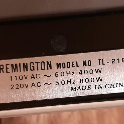 Remington travel iron with steam like new, small