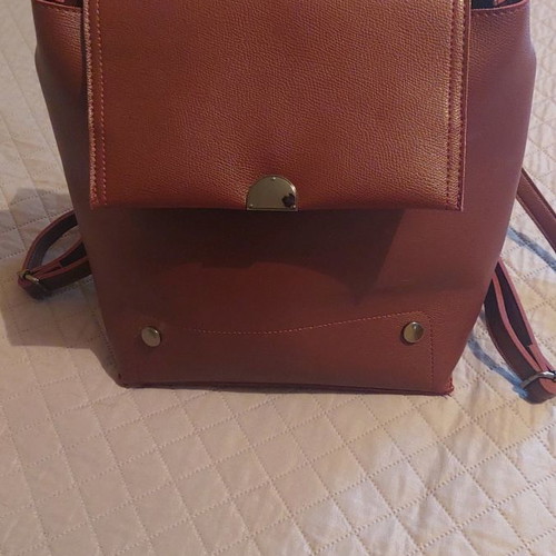 Backpack bag burgundy used in excellent condition