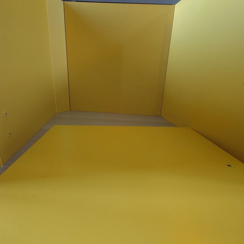 Kallax yellow doors used, set of 2, IKEA