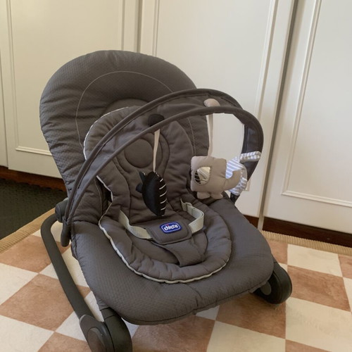 Chicco Hooplà baby rocker Moon Grey like new