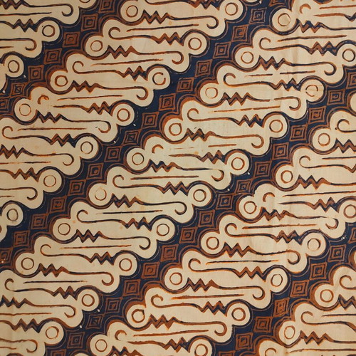 Indonesian Parang Batik Cotton Fabric like new